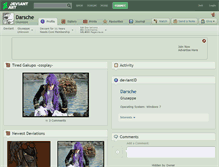 Tablet Screenshot of darsche.deviantart.com