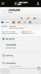 Mobile Screenshot of chattybib.deviantart.com