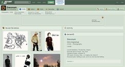 Desktop Screenshot of draconum.deviantart.com