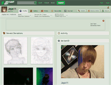 Tablet Screenshot of jaya11.deviantart.com