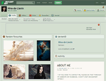 Tablet Screenshot of nina-de-lianin.deviantart.com