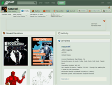 Tablet Screenshot of naazrael.deviantart.com