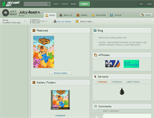 Tablet Screenshot of juicy-beast.deviantart.com