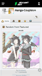 Mobile Screenshot of manga-couples.deviantart.com