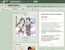 Tablet Screenshot of manga-couples.deviantart.com