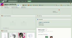 Desktop Screenshot of magnus-n-jacefanclub.deviantart.com