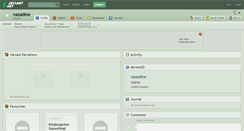 Desktop Screenshot of nazadine.deviantart.com