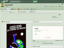 Tablet Screenshot of nanoboy007.deviantart.com