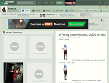 Tablet Screenshot of loraxxx.deviantart.com