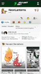 Mobile Screenshot of neonlanterns.deviantart.com