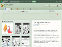 Tablet Screenshot of neonlanterns.deviantart.com
