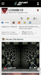 Mobile Screenshot of l33tm0b1l3.deviantart.com