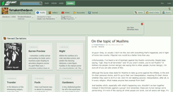 Desktop Screenshot of forsakenthedawn.deviantart.com