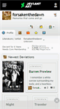 Mobile Screenshot of forsakenthedawn.deviantart.com
