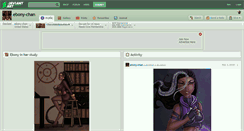 Desktop Screenshot of ebony-chan.deviantart.com