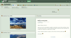 Desktop Screenshot of mydeepdark.deviantart.com