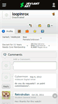 Mobile Screenshot of loopinrox.deviantart.com