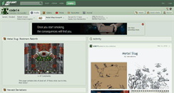 Desktop Screenshot of code14.deviantart.com