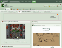 Tablet Screenshot of code14.deviantart.com