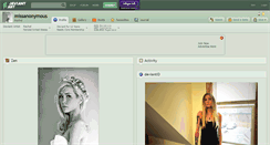 Desktop Screenshot of missanonymous.deviantart.com