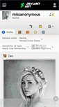 Mobile Screenshot of missanonymous.deviantart.com