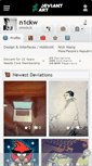 Mobile Screenshot of n1ckw.deviantart.com