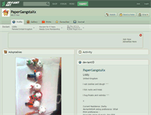 Tablet Screenshot of papergangstaxx.deviantart.com
