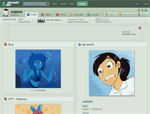 Tablet Screenshot of makimi.deviantart.com