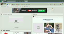 Desktop Screenshot of cici3.deviantart.com