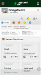 Mobile Screenshot of omegafreeze.deviantart.com
