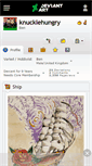 Mobile Screenshot of knucklehungry.deviantart.com