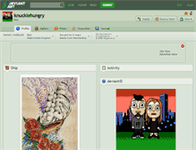 Tablet Screenshot of knucklehungry.deviantart.com