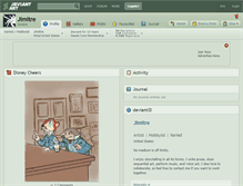 Tablet Screenshot of jimitre.deviantart.com
