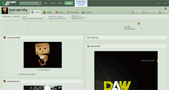 Desktop Screenshot of dont-ask-why.deviantart.com