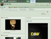 Tablet Screenshot of dont-ask-why.deviantart.com