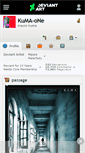 Mobile Screenshot of kuma-one.deviantart.com