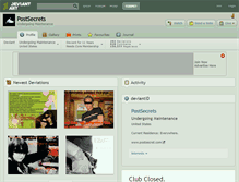 Tablet Screenshot of postsecrets.deviantart.com