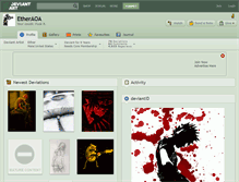 Tablet Screenshot of etheraoa.deviantart.com