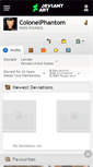 Mobile Screenshot of colonelphantom.deviantart.com