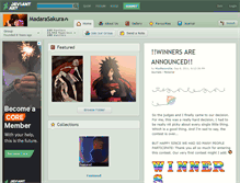 Tablet Screenshot of madarasakura.deviantart.com