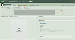 Desktop Screenshot of may-erotica.deviantart.com