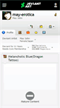 Mobile Screenshot of may-erotica.deviantart.com