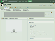 Tablet Screenshot of may-erotica.deviantart.com
