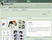 Tablet Screenshot of japansexycatman.deviantart.com