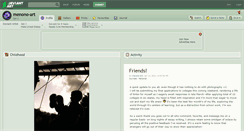 Desktop Screenshot of menono-art.deviantart.com