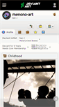Mobile Screenshot of menono-art.deviantart.com