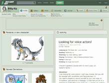 Tablet Screenshot of bitty-ko.deviantart.com