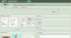 Desktop Screenshot of giantss.deviantart.com