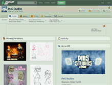 Tablet Screenshot of pms-studios.deviantart.com