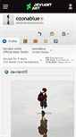 Mobile Screenshot of ozonablue.deviantart.com